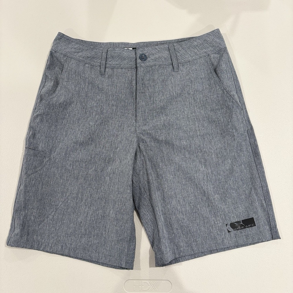 Wave Life Board Shorts Size 30 Gray Fishing Shorts Swim Trunk Beach Sand Sun